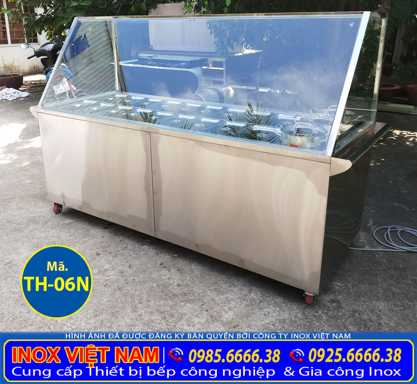 quay ham nong thuc an 18 khay 3 noi - Tủ Hâm Nóng Thức Ăn 18 Khay + 3 Nồi TH-06N