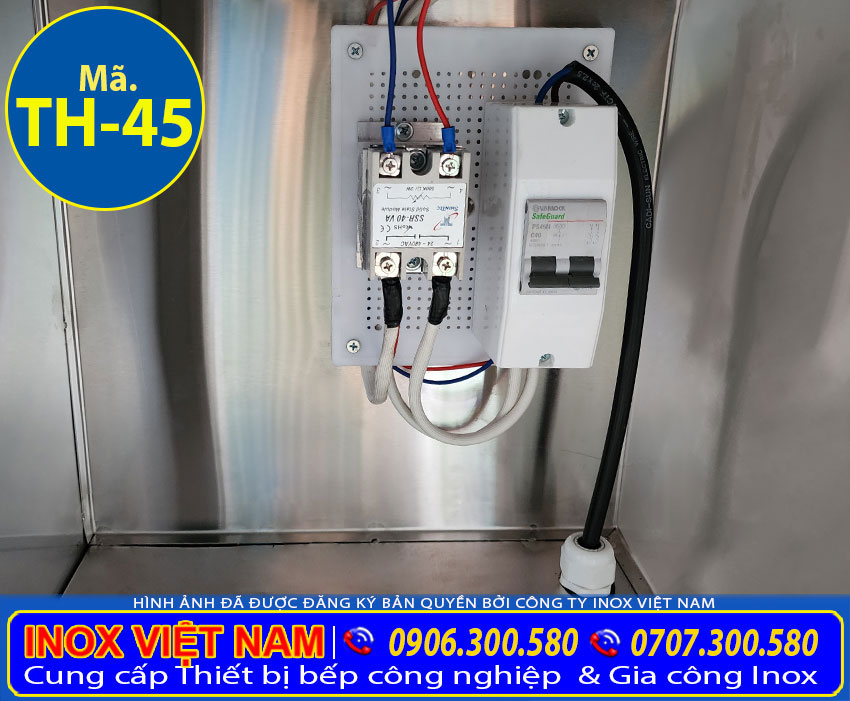 tu ban com giu nong thuc an th 45 10 - Tủ Hâm Làm Nóng Thức Ăn 16 Khay Bán Cơm TH-45