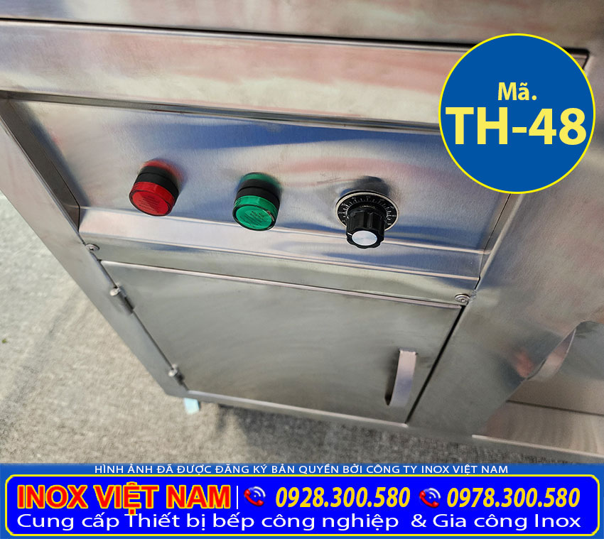 tu giu va ham nong thuc an 7 khay th 48 5 - Quầy Bán Cơm Giữ Và Hâm Nóng Thức Ăn 7 Khay TH-48