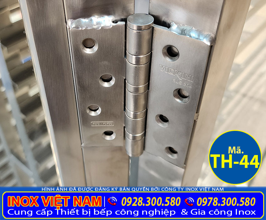 tu ham nong khay inox TH 44 7 - Tủ Sấy Khay Thức Ăn Inox Tiệt Trùng TH-44